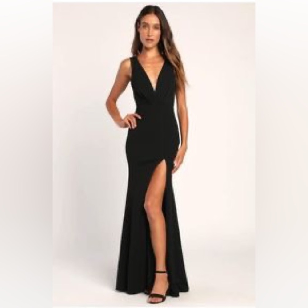 Black formal dress